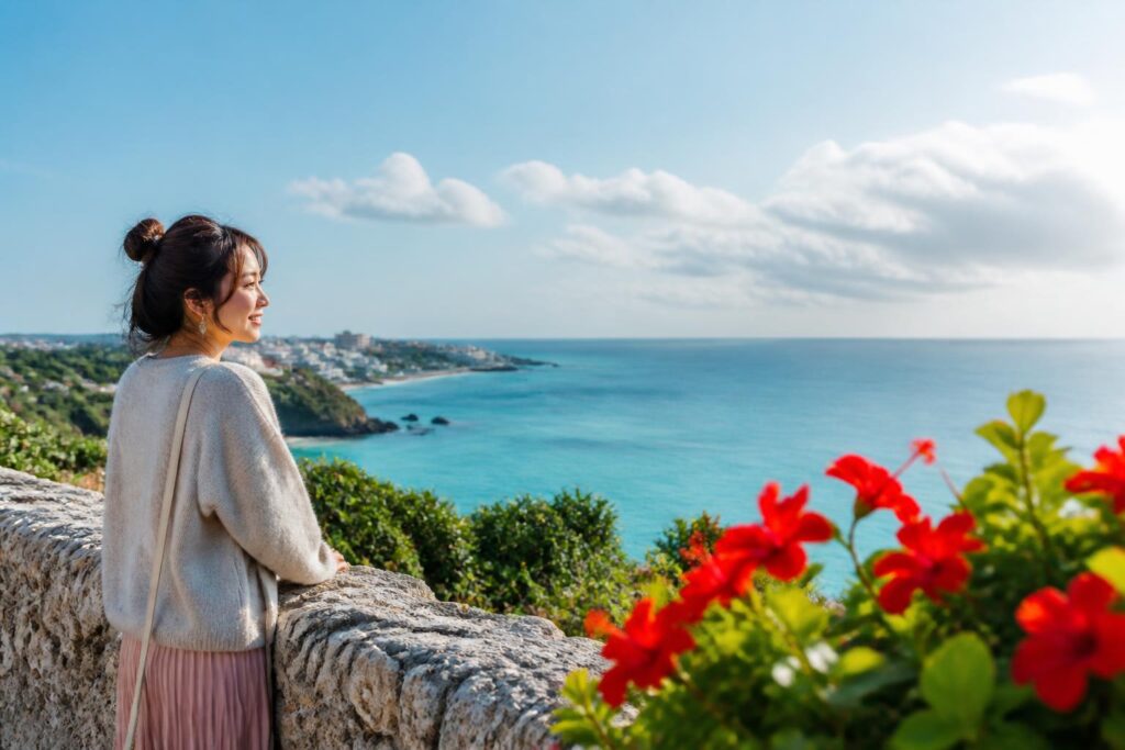 沖縄の冬の女子旅で海に入れる？